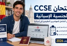مهاجرون في إسبانيا يحضرون لاجتياز امتحان الجنسية الإسبانية Examen CCSE بنجاح.