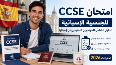 مهاجرون في إسبانيا يحضرون لاجتياز امتحان الجنسية الإسبانية Examen CCSE بنجاح.
