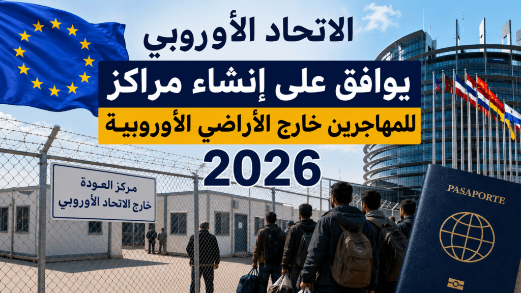 البرلمان الأوروبي يوافق على إنشاء مراكز للمهاجرين خارج الاتحاد الأوروبي ضمن سياسة الهجرة الجديدة لعام 2026