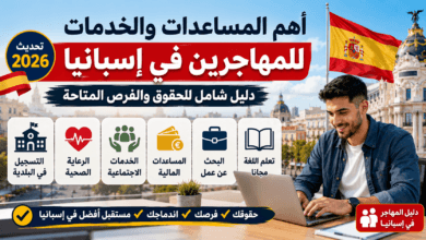 دليل شامل للمهاجرين في إسبانيا 2026.. أهم المساعدات والخدمات التي يمكنك الاستفادة منها