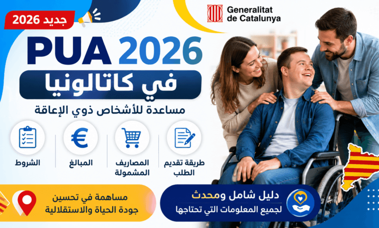 مساعدة PUA 2026 في كاتالونيا: الشروط والمبالغ وطريقة التقديم