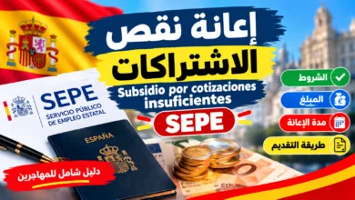 إعانة نقص الاشتراكات في إسبانيا من SEPE وشروط الحصول عليها سنة 2026