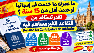 التقاعد غير المساهم فيه في إسبانيا 2026: الشروط والمبلغ وطريقة الطلب