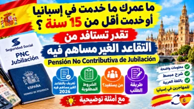 التقاعد غير المساهم فيه في إسبانيا 2026: الشروط والمبلغ وطريقة الطلب