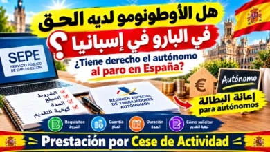 إعانة التوقف عن النشاط للعمال المستقلين في إسبانيا Prestación por Cese de Actividad.